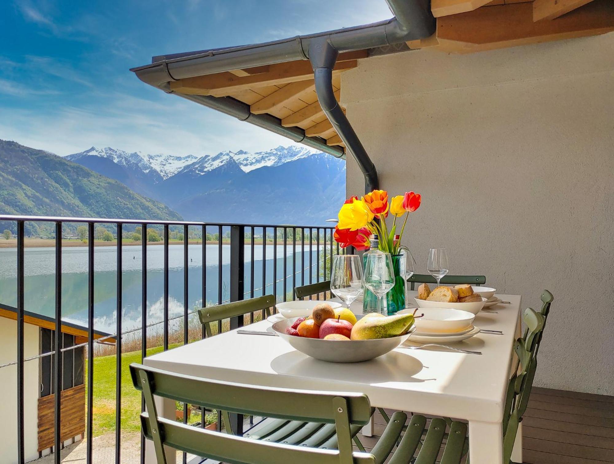 Dascio Dolce Ferienwohnung Panorama Balkon Am See Ngoại thất bức ảnh